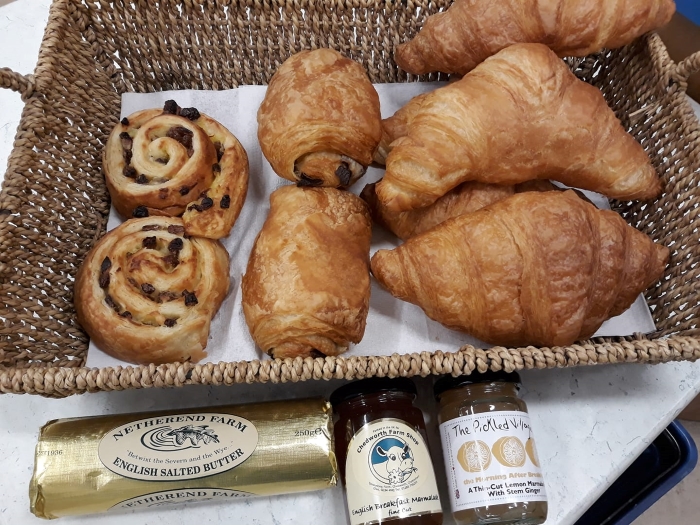 Chedworth Farm Shop pastries